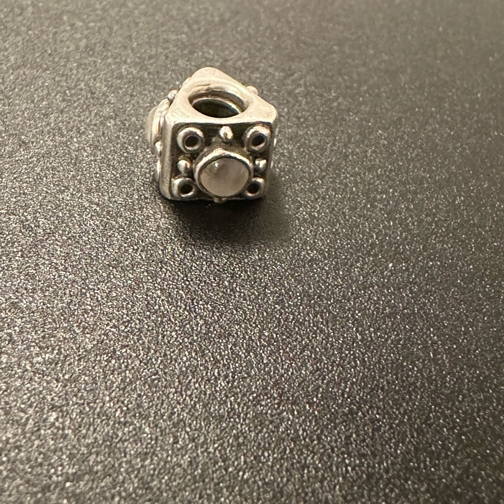 Pandora Triangle Moonstone Charm